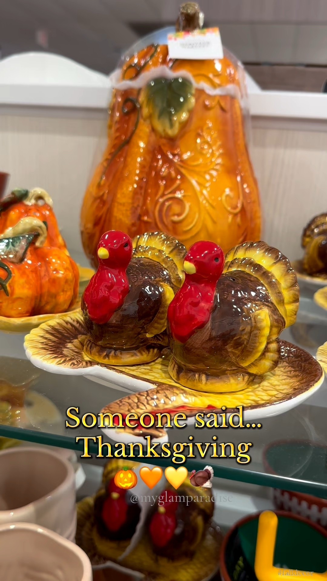 Someone said…Thanksgiving? 🦃Just found the most stunning ceramic pieces at @HomeGoods 🍂Fall-themed dishes, cutest turkey-shaped salt & pepper shakers! Everything is giving cozy, festive, and ready for a feast. I can already see the table set and full of deliciousness. HomeGoods really outdid themselves this season!#falldecor #thanksgiving #thanksgivingdishes #myglamparadise

#LTKHome #LTKSeasonal #LTKFallSale