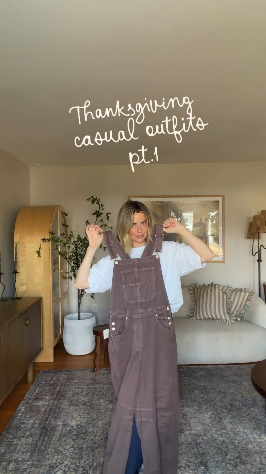 The perfect casual Thanksgiving outfit. I’m wearing a size medium in the roll neck sweater and size medium in the barrel overalls

thanksgiving outfit, Thanksgiving outfits, casual outfits, Thanksgiving outfit inspo


#LTKOver40 #LTKgrwm #LTKHoliday