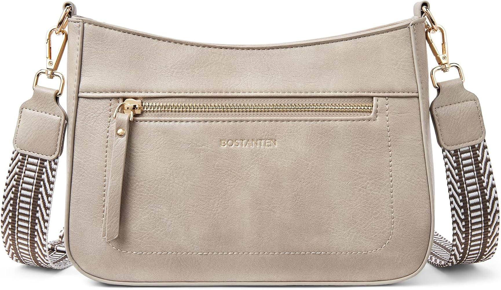 BOSTANTEN Crossbody Bags for Women Hobo Purses Shoulder Handbags With Detachable Guitar Strap | Amazon (US)