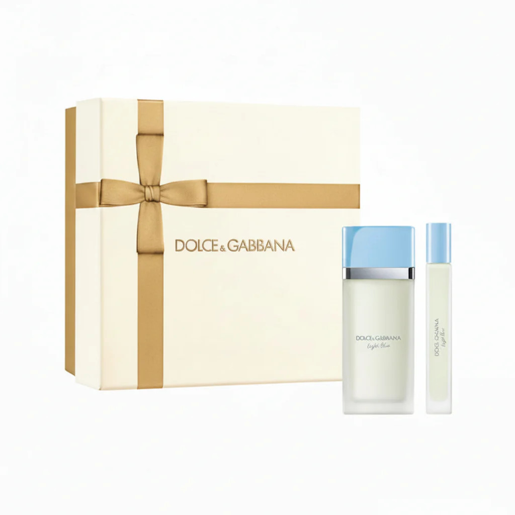 Dolce & Gabbana Light Blue 2 Pcs Set For Women: 3.38 oz Eau De Toilette Spray +  0.33 oz Eau De Toilette Spray | Zulily