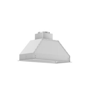 ZLINE Kitchen and Bath ZLINE 34 in. Ducted Wall Mount Range Hood Insert in Stainless Steel (695-3... | The Home Depot