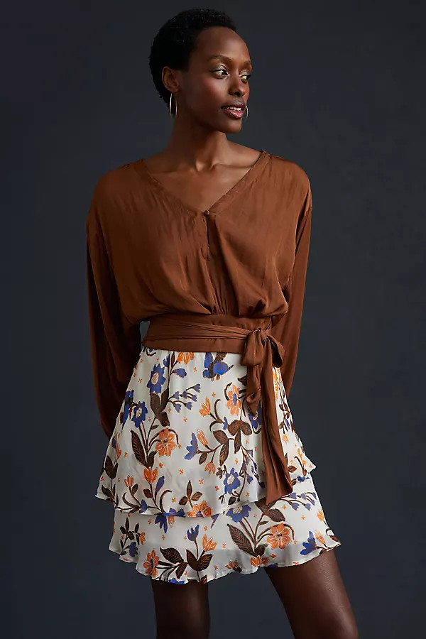 By Anthropologie Tie-Waist Blouse | Anthropologie (UK)