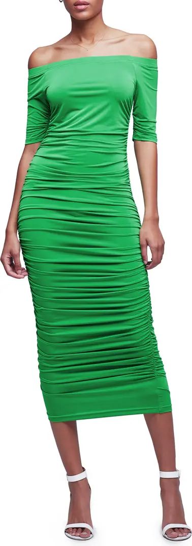 Sequoia Ruched Off the Shoulder Bodycon Dress | Nordstrom