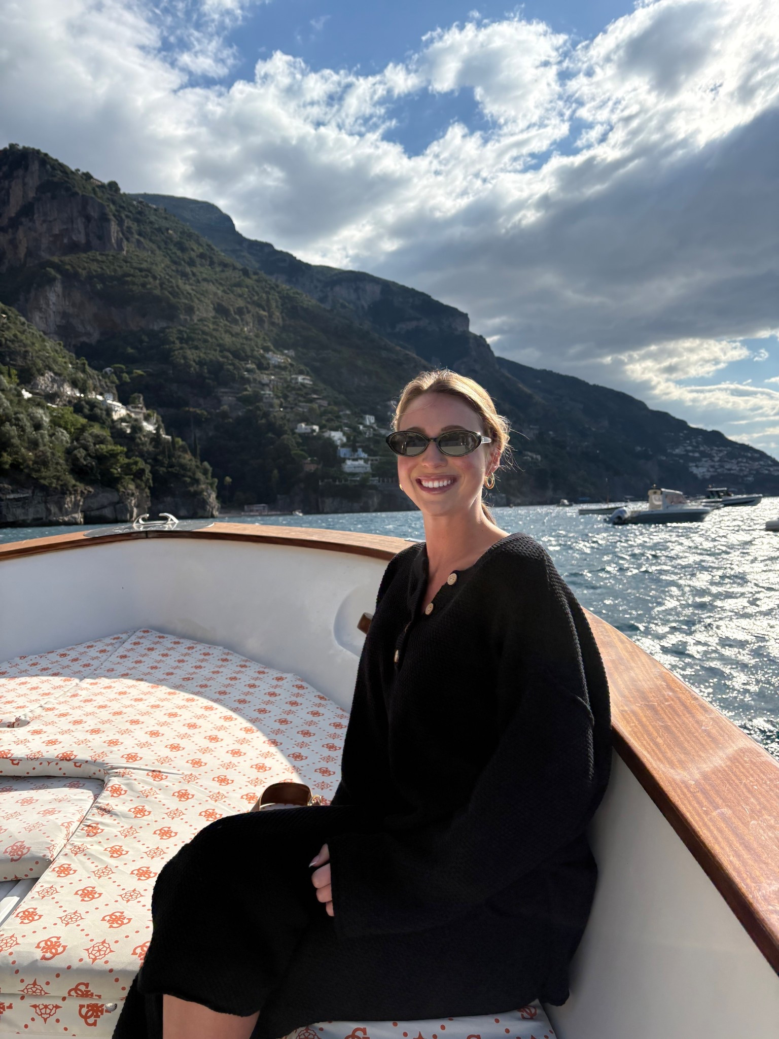 Italy honeymoon outfit inspiration for a chilly boat ride in October 🚤 #italy #honeymoon #travel

#LTKootd #LTKBeauty #LTKTravel