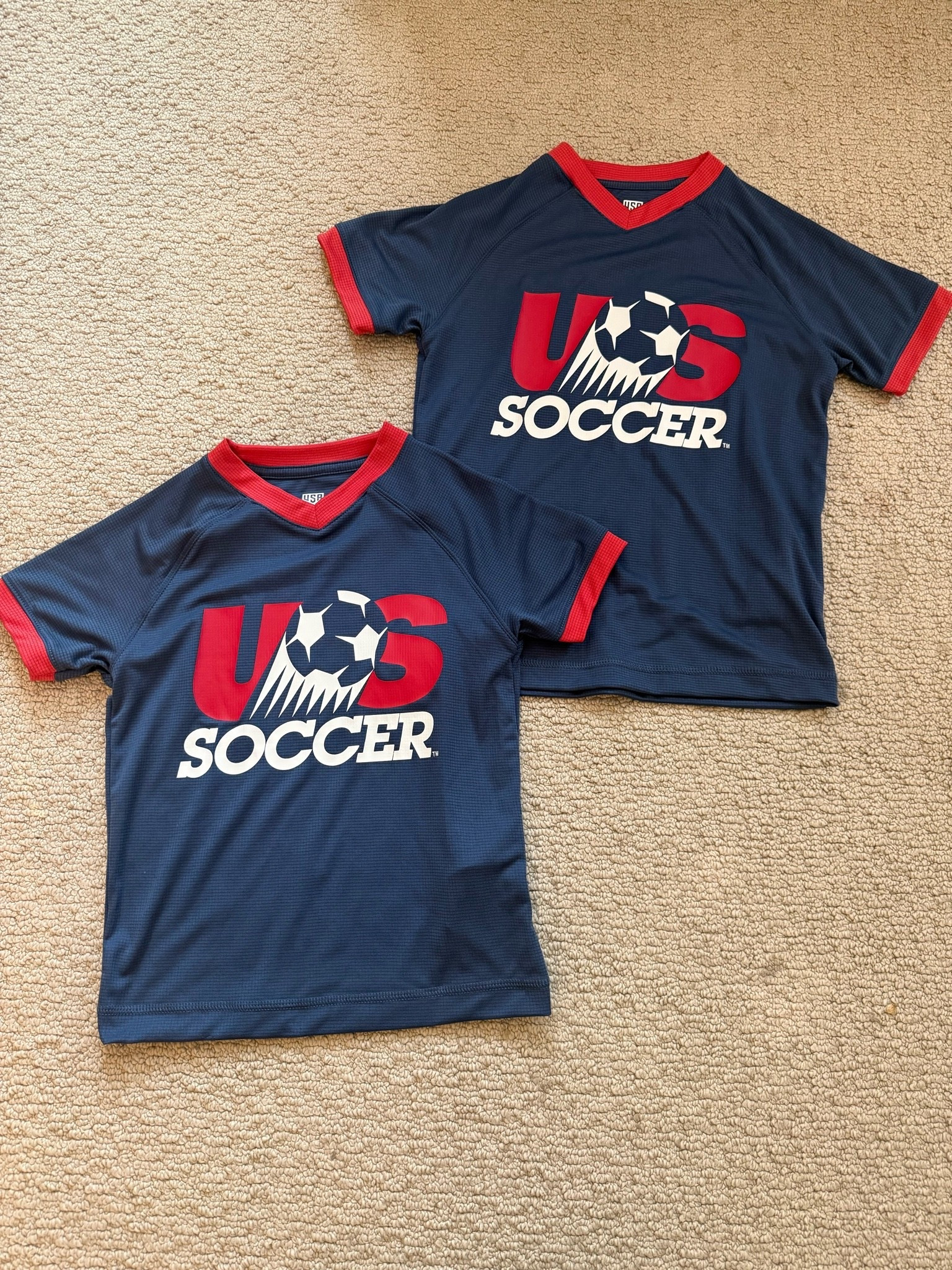 We grabbed these shirts for the boys while we were at the mall yesterday 🇺🇸⚽️ Buy one get one 50% off right now! Fit true to size

Abercrombie Kids, soccer jersey for kids, kids usa soccer jersey, kids shirt, boys soccer shirt, world cup

#LTKSaleAlert #LTKKids #LTKootd