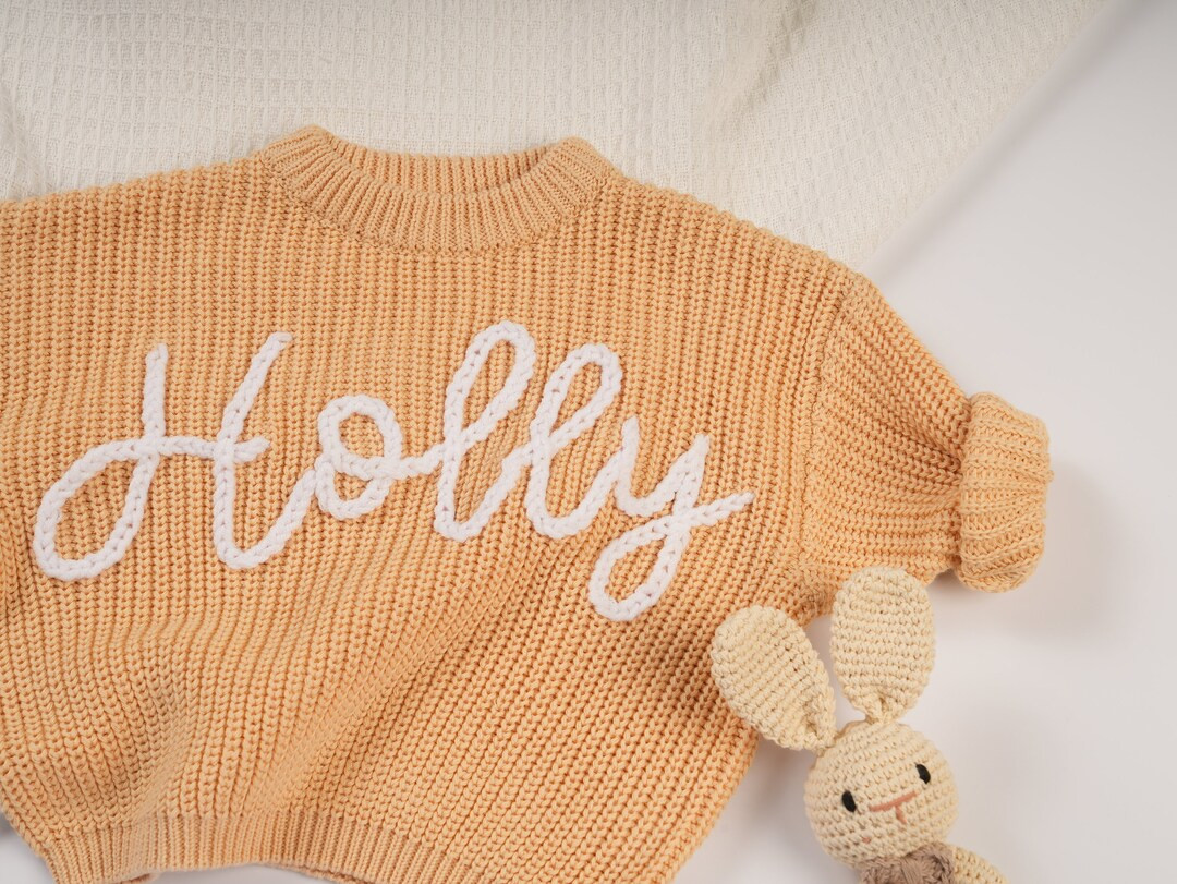 Exquisite Custom Hand-embroidered Sweaters for Babies and - Etsy | Etsy (US)