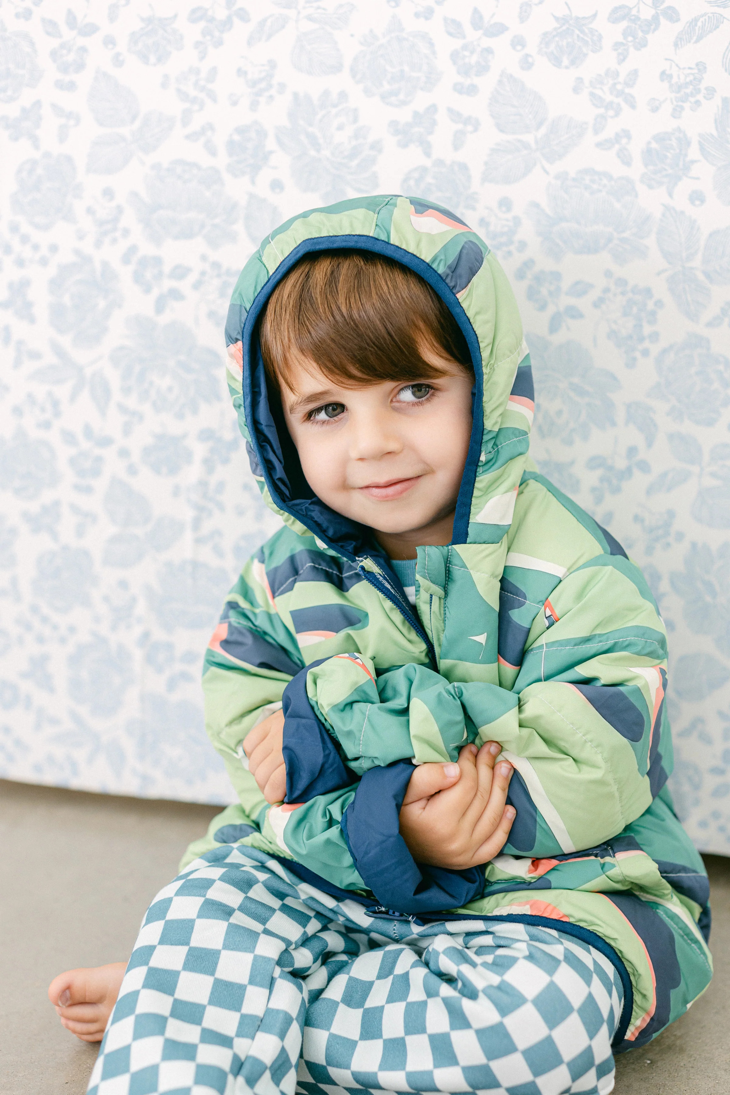 Golf Camo Puffer Jacket (FINAL SALE) | Poppy Kids Co