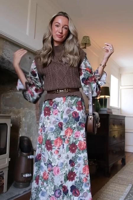 Transitioning summer florals to autumn by layering knits and deep leather accessories 

Autumn fashion, autumn style, fall fashion, fall style, floral dress, Gucci bag, Highstreet fashion 

#LTKfindsunder100 #LTKSeasonal #LTKitbag