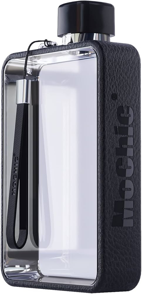 MoChic Flat Water Bottle Travel Flask Portable Travel Mug BPA Free A5 Water Bottle for Sports Cam... | Amazon (US)