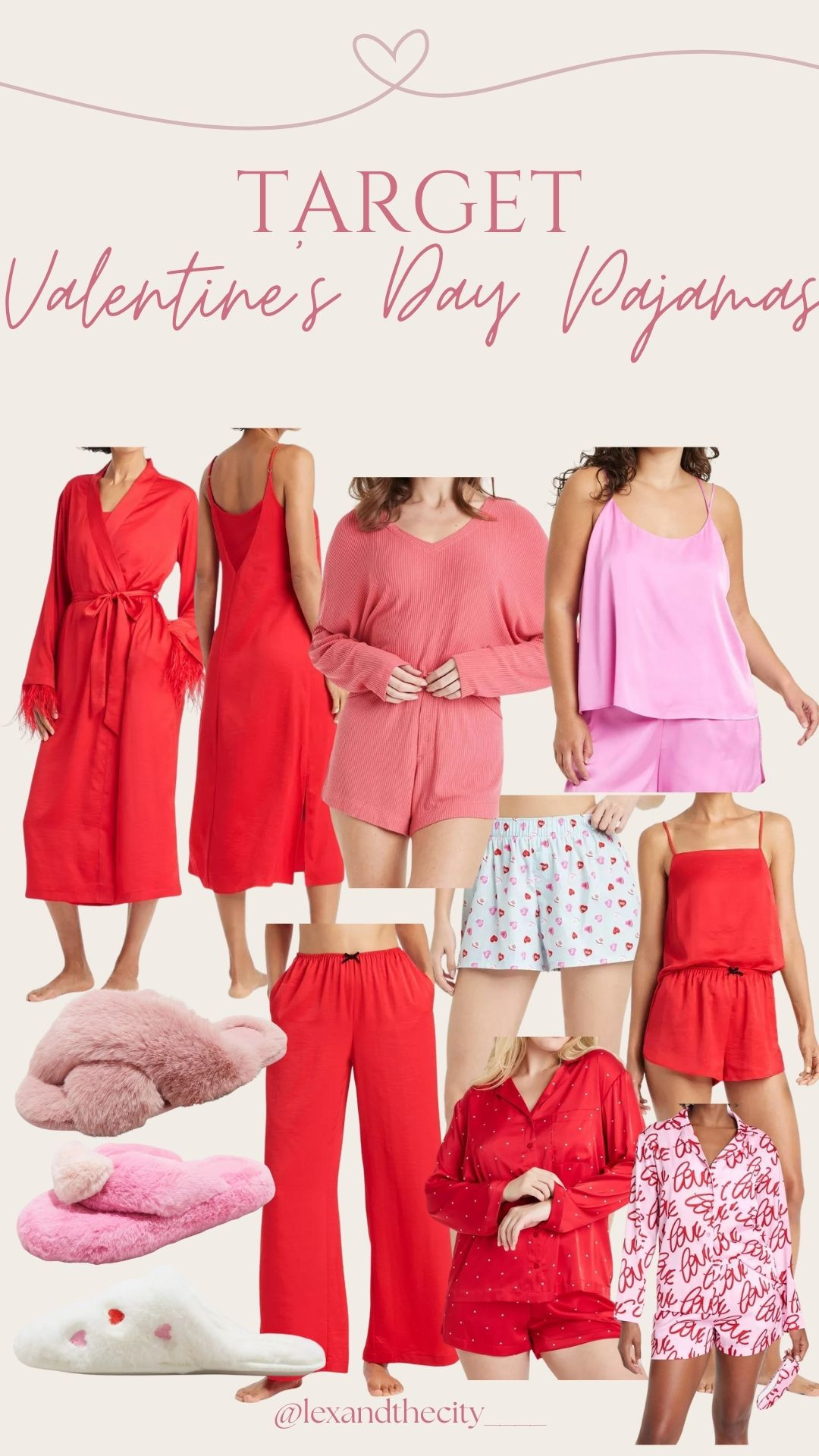 Valentine's Day pajamas from Target! 

 #LTKWatchNow #LTKSeasonal #LTKFindsUnder50