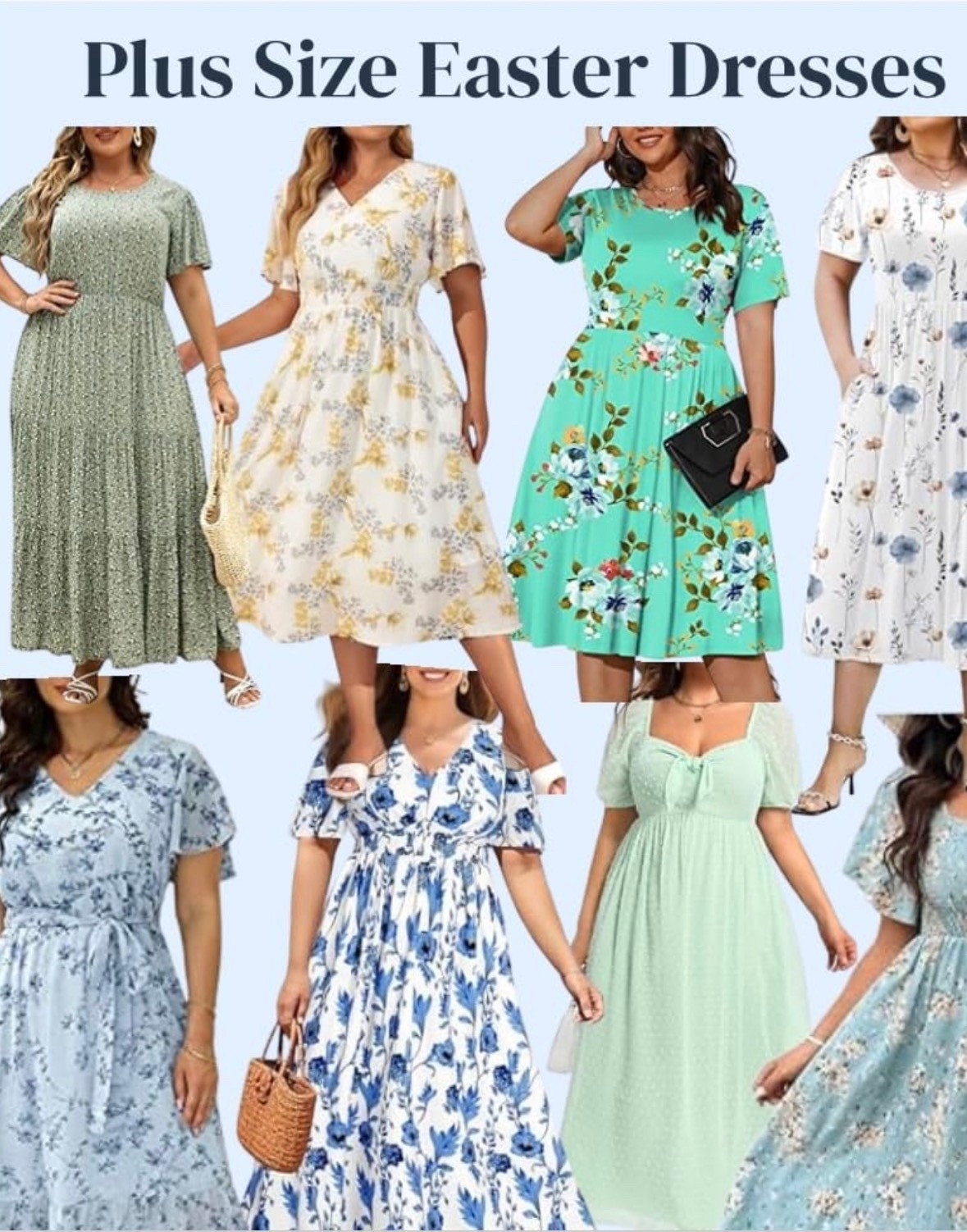 Sharing some beautiful plus size Easter dress ideas because everyone deserves cute options for Easter, brunch, church, or any spring event.

Share this with someone who still needs an Easter outfit.

Follow for daily finds + real life in between.

plus size easter dresses | inclusive spring fashion | flattering plus size floral dresses | easter outfit ideas plus size | spring dresses for curvy women

#PlusSizeFashion
#InclusiveStyle
#CurvyStyle
#SpringStyle
#EasterOutfits

#LTKSaleAlert #LTKMidsize #LTKPlusSize