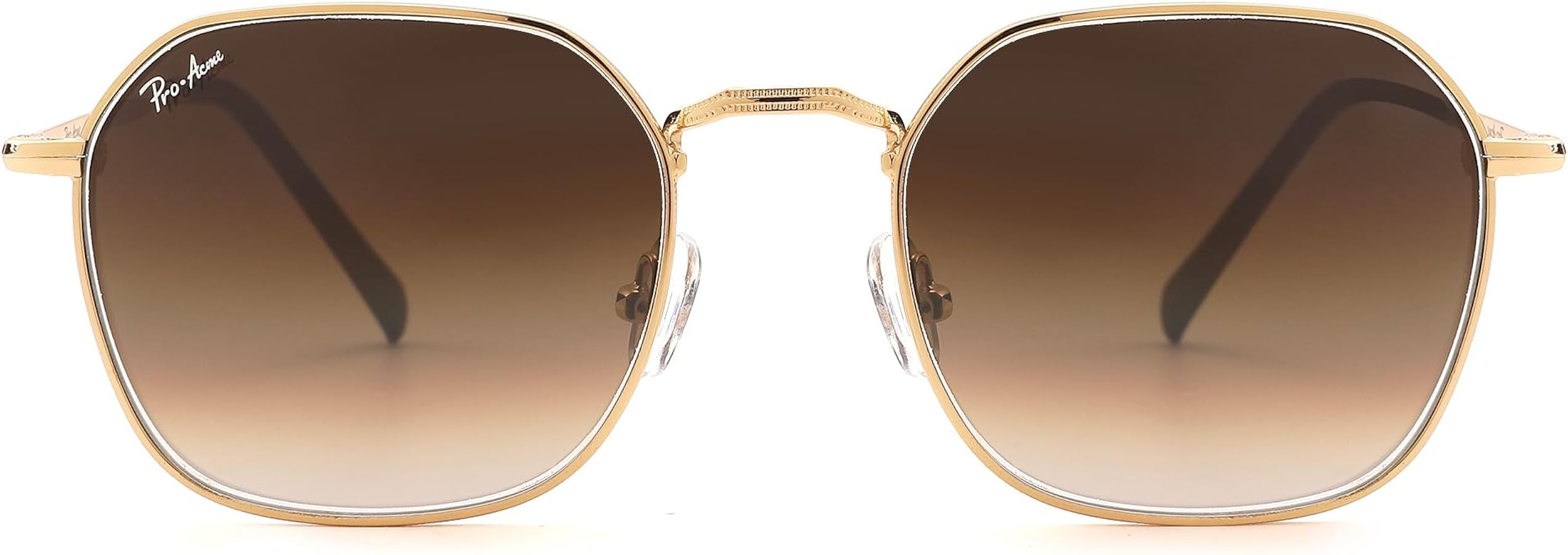Pro Acme Classic Sunglasses for Women Men Hexagonal Flat Metal Frame Trendy Square Shades Sunglas... | Amazon (US)