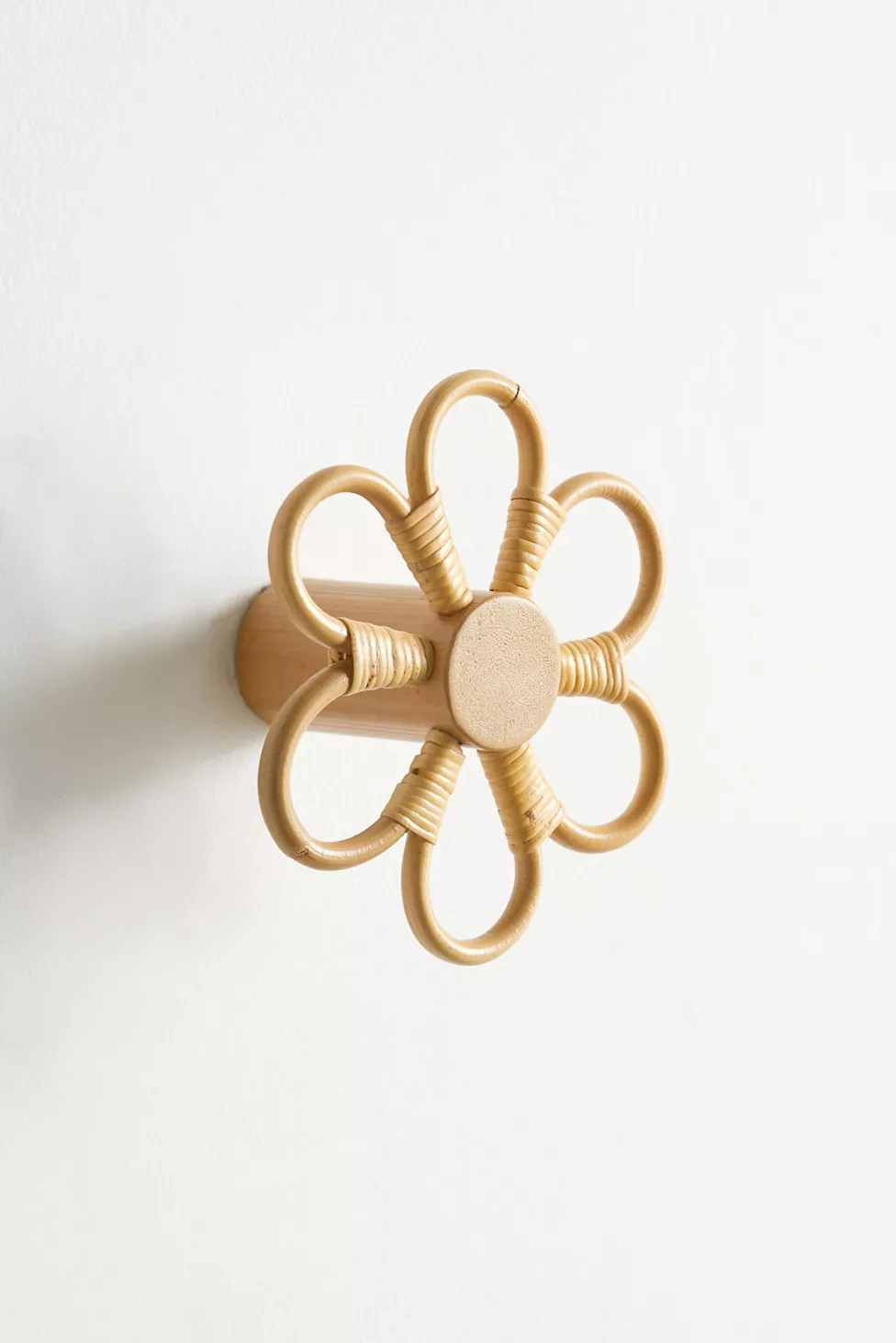Daisy Rattan Wall Hook | Urban Outfitters (US and RoW)