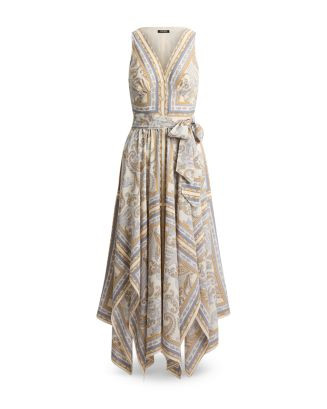 Paisley Georgette Handkerchief Hem Dress | Bloomingdale's (US)