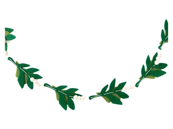 Felt Mistletoe Garland Mistletoe Banner Christmas Garland - Etsy | Etsy (US)