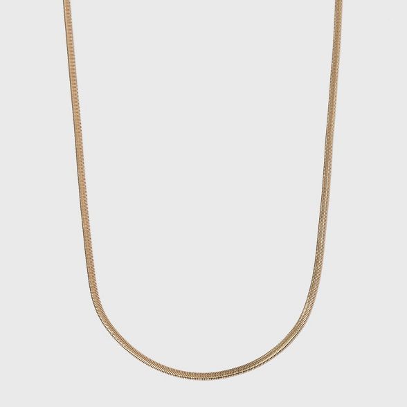 Snake Chain Necklace - A New Day&#8482; Gold | Target