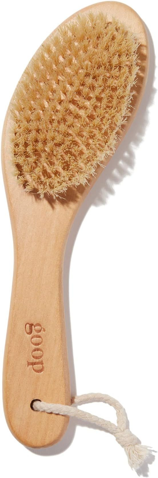 goop Beauty Dry Brush | Exfoliating & Detoxifying for Dry Skin | Wooden Brush with Natural Biodeg... | Amazon (US)