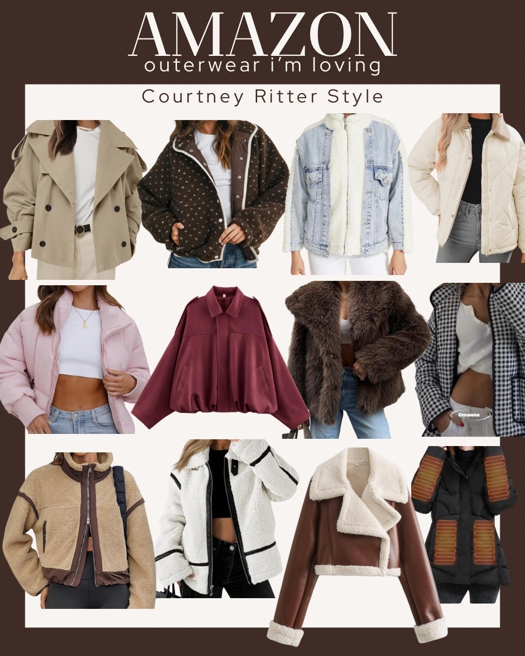 Amazon outwear I’m loving! So many great trendy pieces that also keep you super warm!

#LTKHoliday #LTKSaleAlert #LTKFindsUnder50