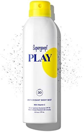 Supergoop! PLAY SPF 30 Antioxidant Body Mist w/ Vitamin C, 6 fl oz - Reef-Friendly, Broad Spectru... | Amazon (US)