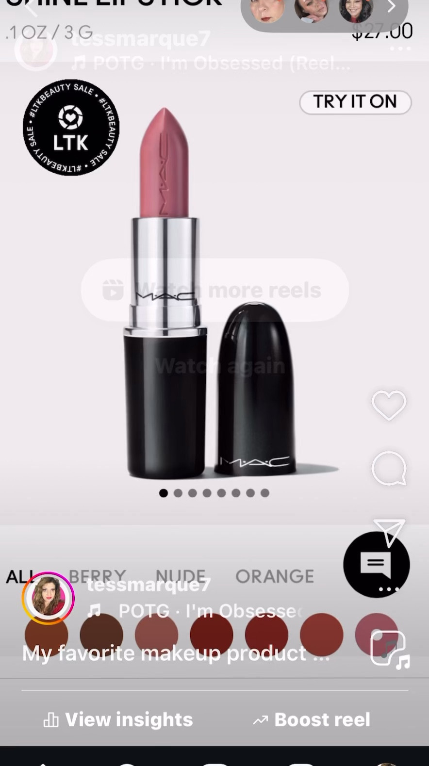 Yep, that about sums it up I am lipstick obsessed and Mac makes some of my all-time favorites. Look at these gorgeous colors ! 

#LTKWatchNow #LTKBeauty #LTKOver40