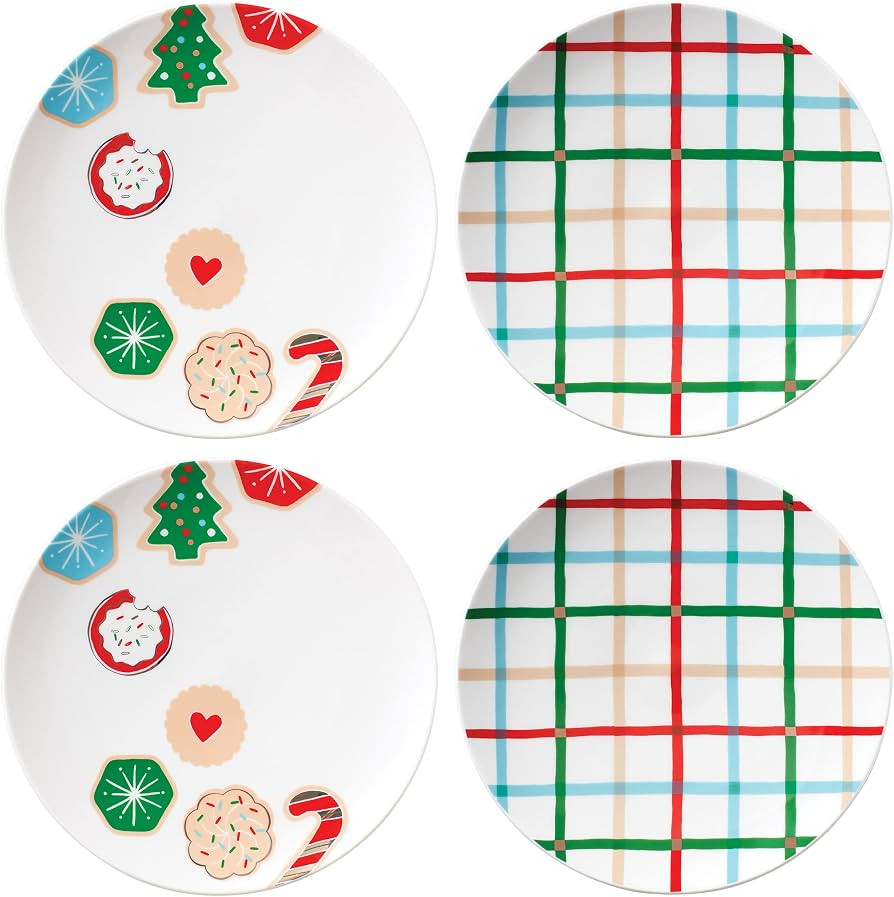 Kate Spade New York Cookie Time 4-Piece Accent Plate Set | Amazon (US)