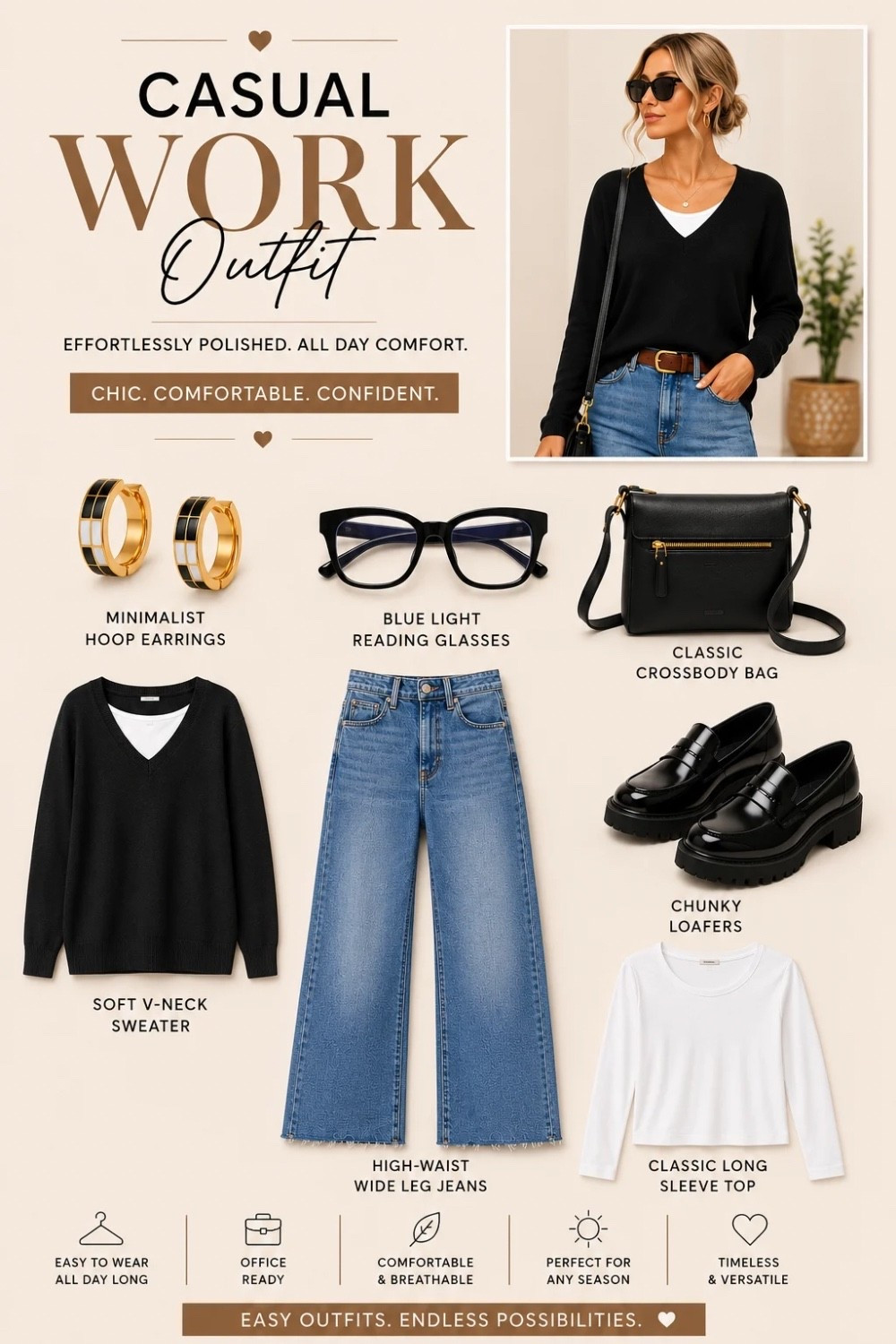 Casual Work Outfit
#amazon

#LTKdayinmylife #LTKootd #LTKgrwm