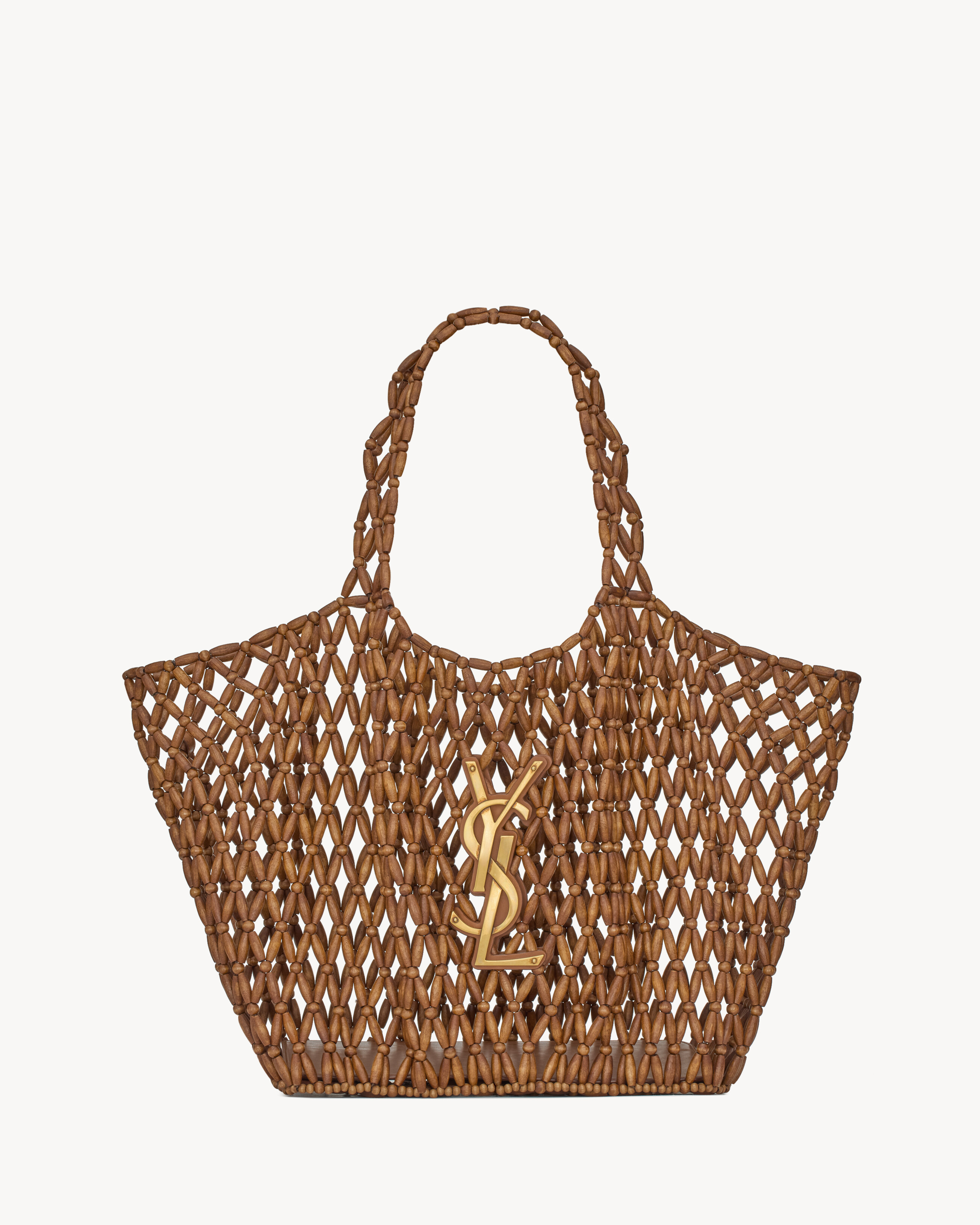 ICARE medium in wood beads | Saint Laurent Inc. (Global)