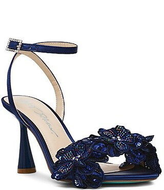 Blue by Betsey Johnson Cali Flower Ornamented Dress Sandals - 7 | Dillard's
