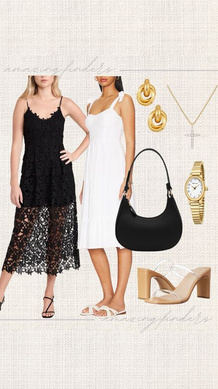 Steve Madden Apparel Women's Sophia-Rose Dress,
Gold Geometric Drop Dangle Earrings for Women Long Link Dangle Earrings Jewelry Gift,
BOFAN Small Gold Watches for Women Easy Read Ladies Quartz Wrist Watches with Stainless Steel Expansion Band,Waterproof,
endless rose Lace Cami Midi Dress,
FashionPuzzle Small Crescent Shoulder Bag Underarm Purse,
The Drop Women's Avery Square Toe Two Strap High Heeled Sandal,
PAVOI 14K Gold Plated Cubic Zirconia Cross Necklace for Women | Cross Faith Pendant Necklaces

#LTKStyleTip #LTKParties #LTKWorkwear