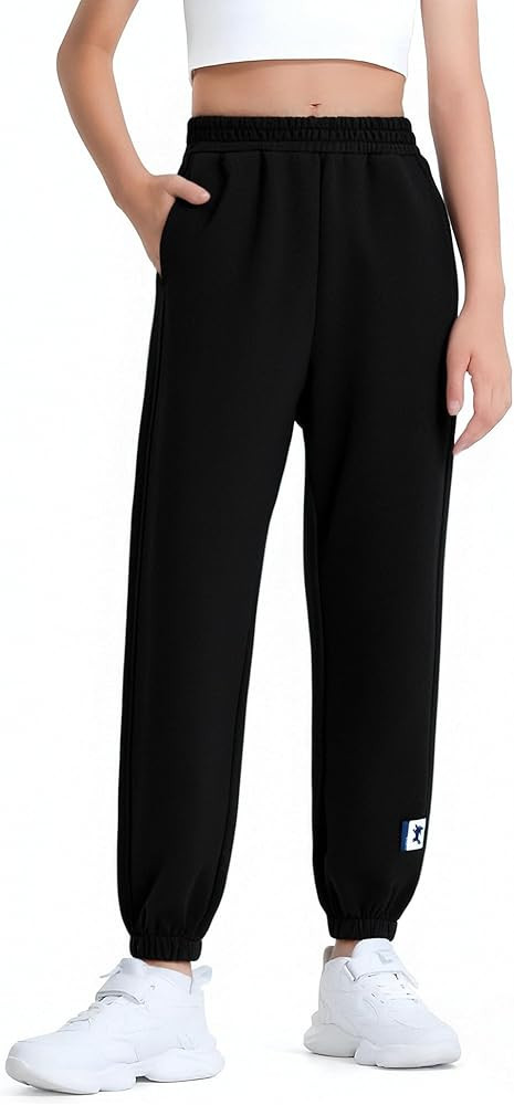 Balabala Pantalones deportivos para niñas con bolsillos, pantalones deportivos para niños y ni... | Amazon (US)