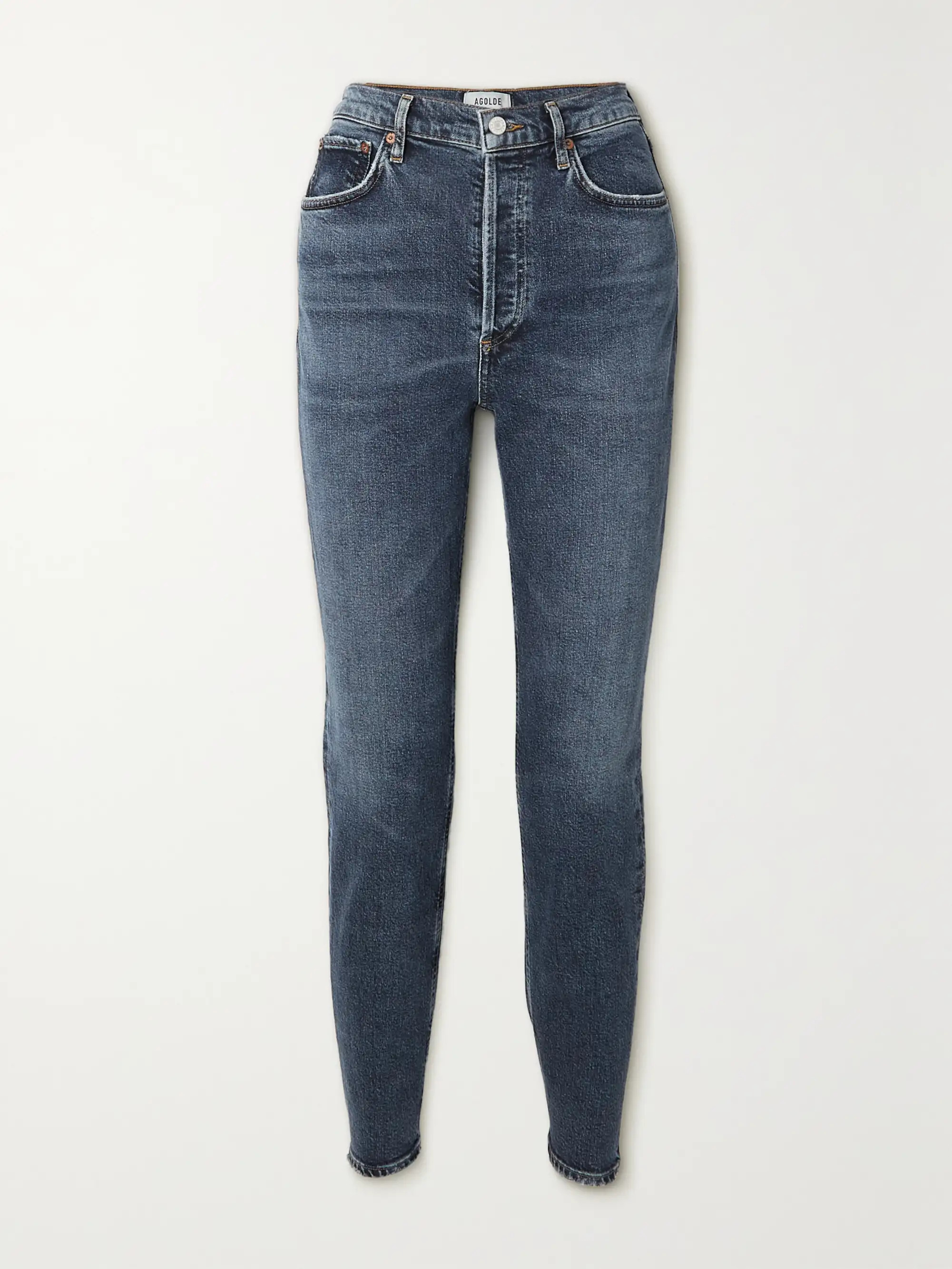 Riley high-rise straight-leg organic jeans | NET-A-PORTER (US)
