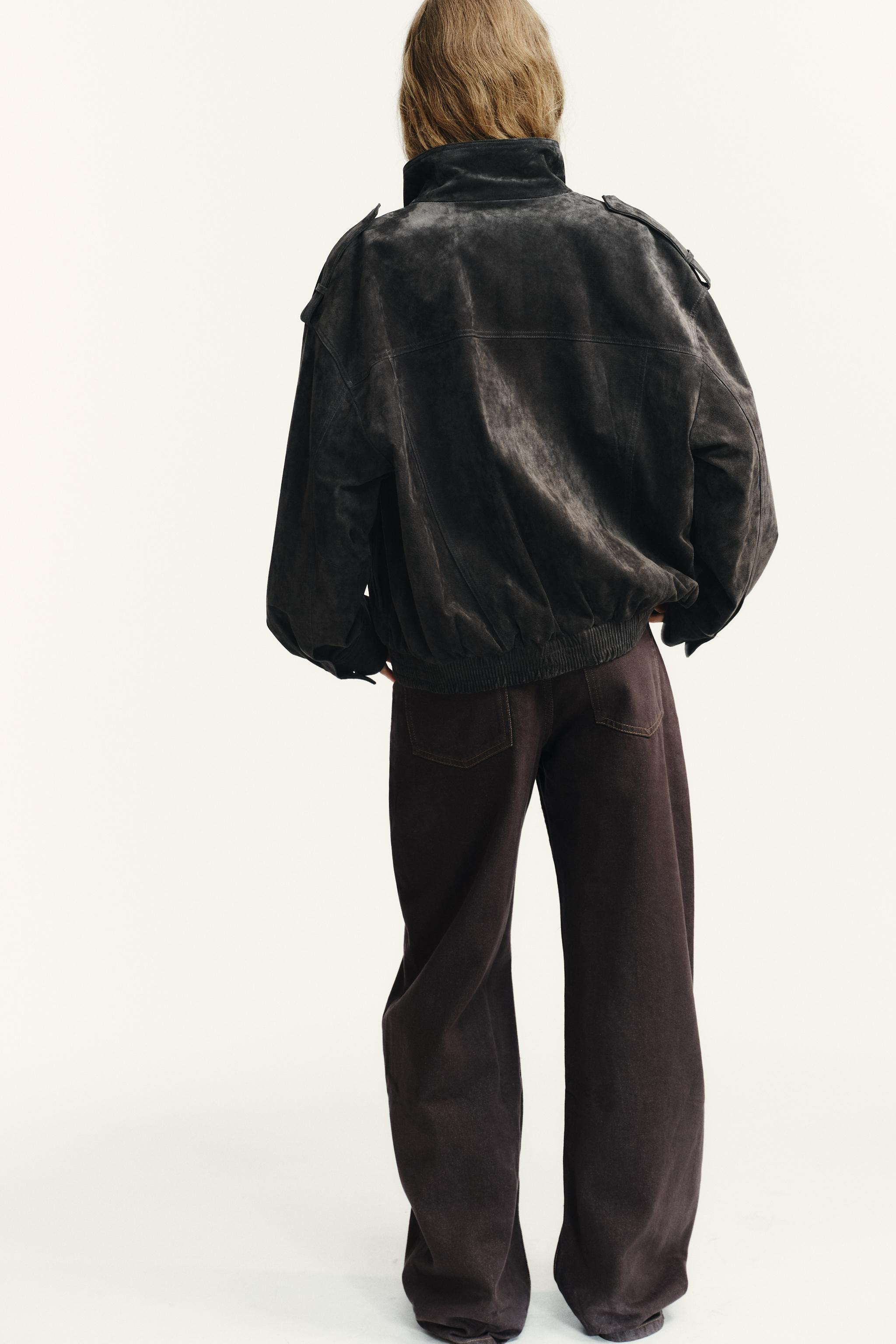 SUEDE LEATHER JACKET | Zara UK