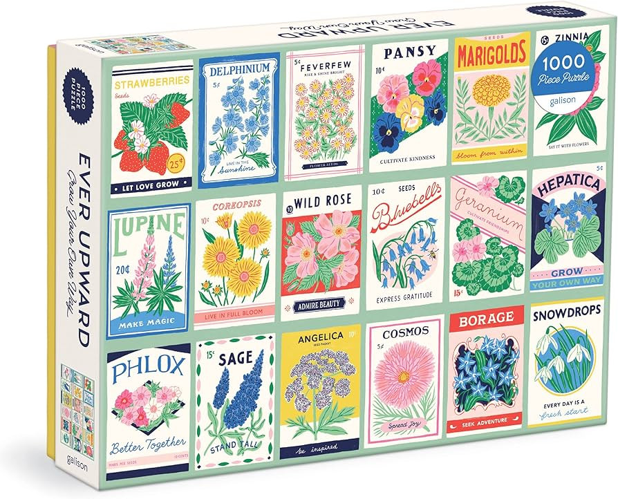 Galison Ever Upward – 1000 Piece Puzzle Fun and Challenging Activity with Bright and Bold Artwo... | Amazon (US)