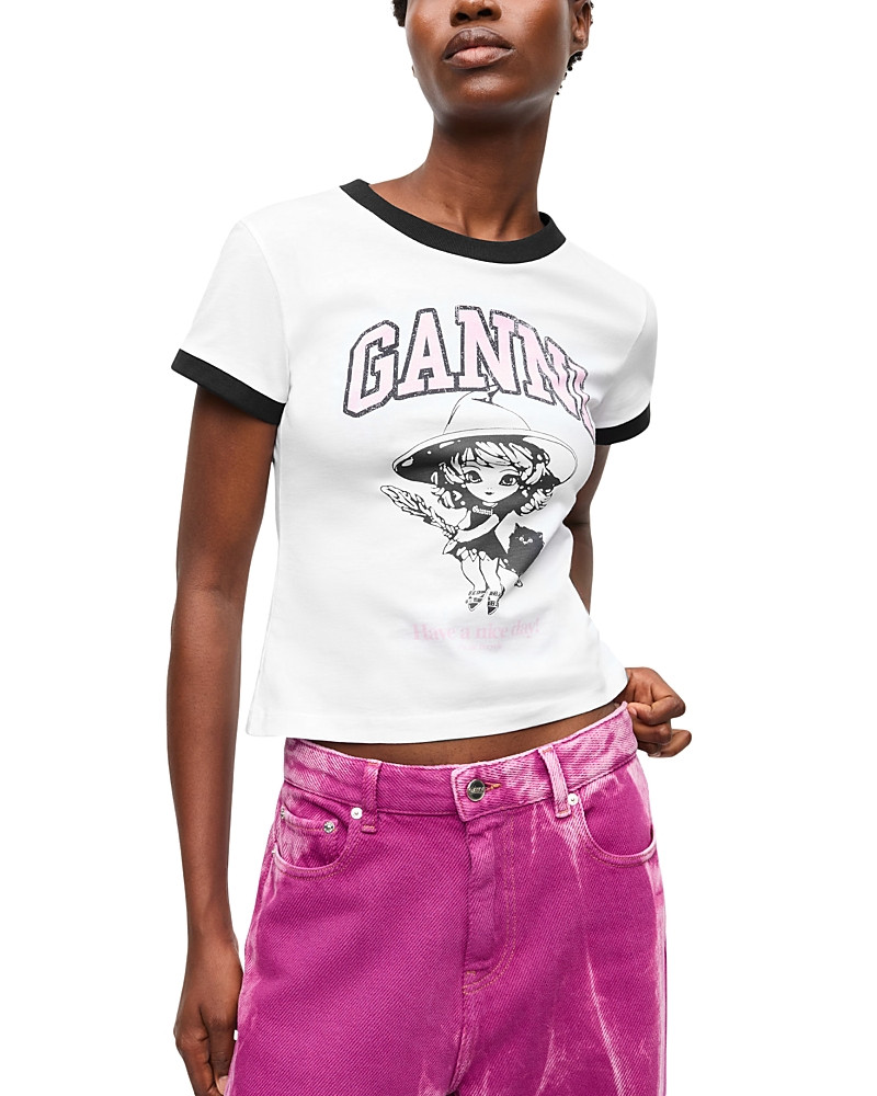 Ganni Witch Logo Graphic Tee | Bloomingdale's (US)