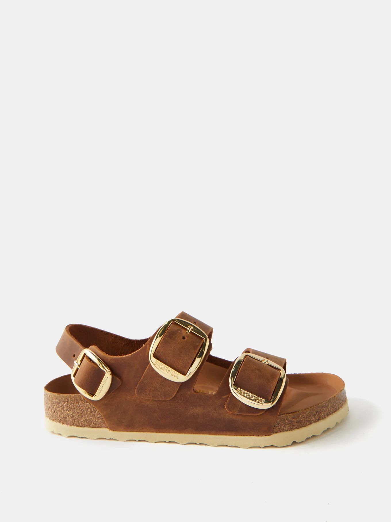 Milano oiled-leather sandals | Matches (US)