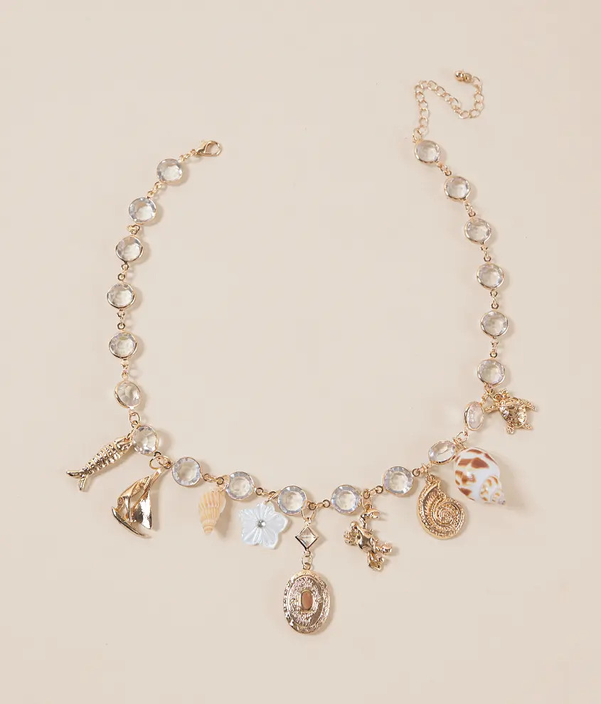 Seashell Charm Necklace | Buckle