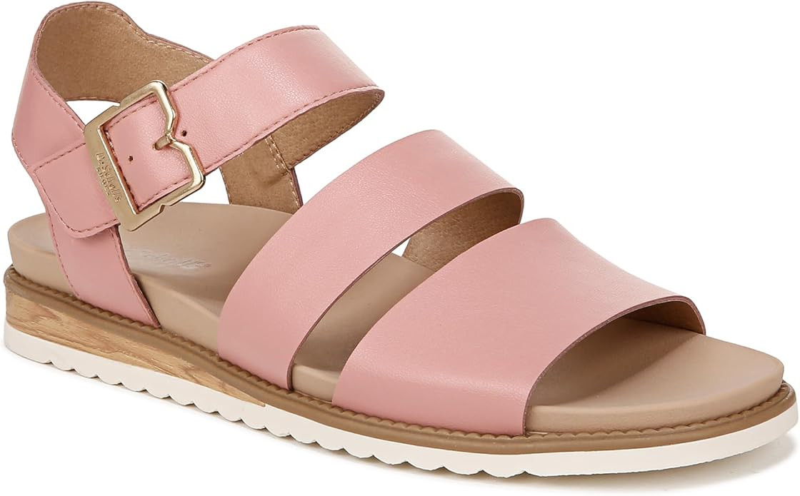 Dr. Scholl's Women's Island Glow Strappy Flat Sandal | Amazon (US)