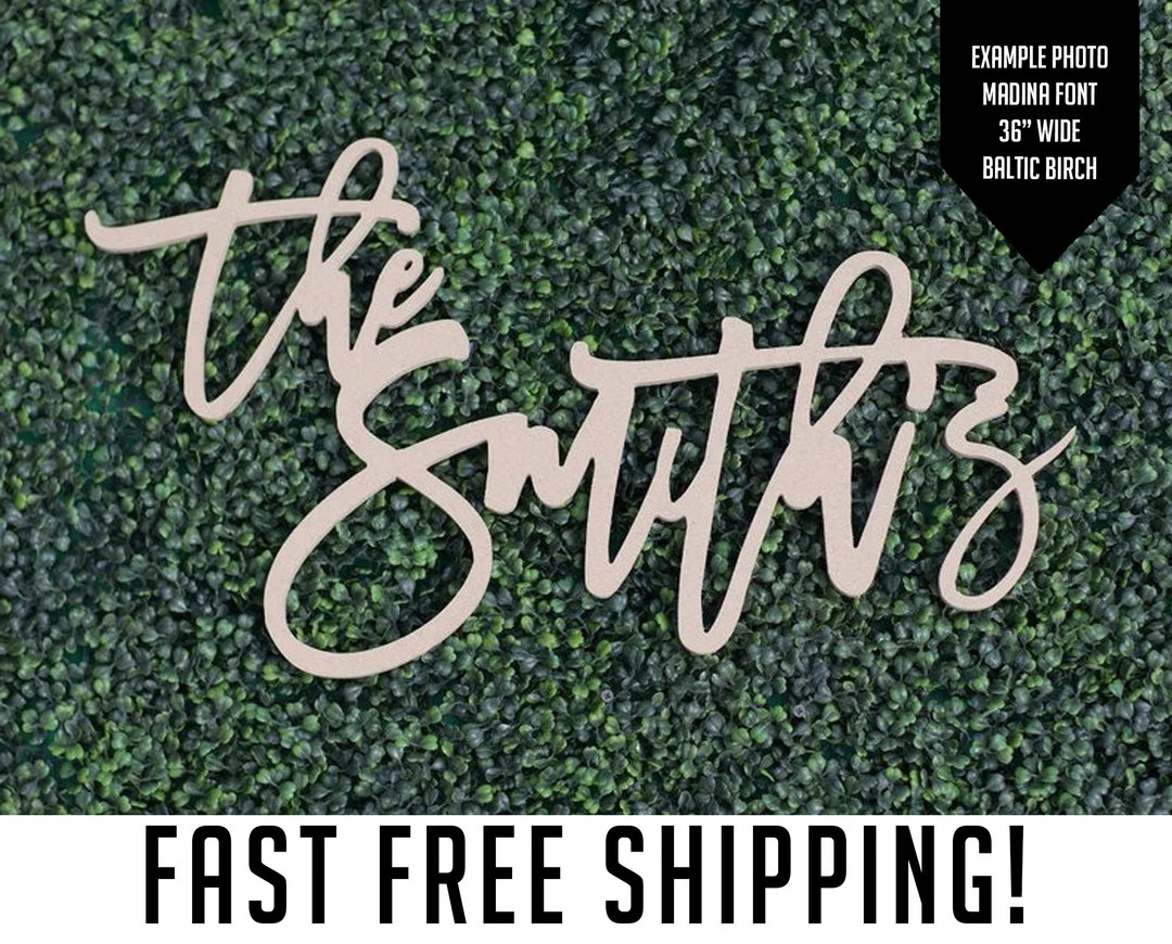 Family Name Sign  Wood Name Sign  Wedding Backdrop  Wedding - Etsy | Etsy (US)