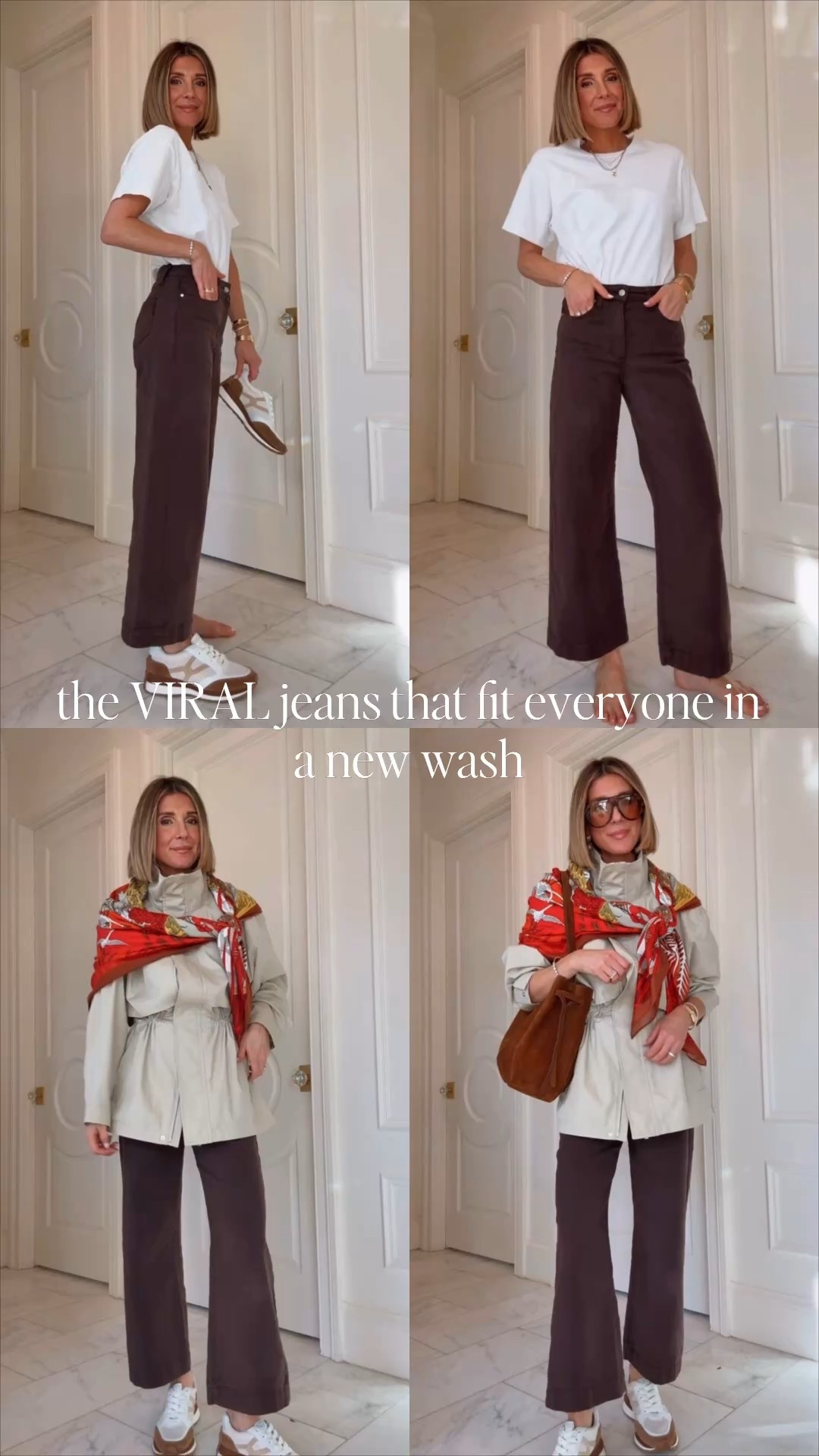 Love the fit of these jeans! The chocolate brown is so good! I'm 5'7 fit tts 