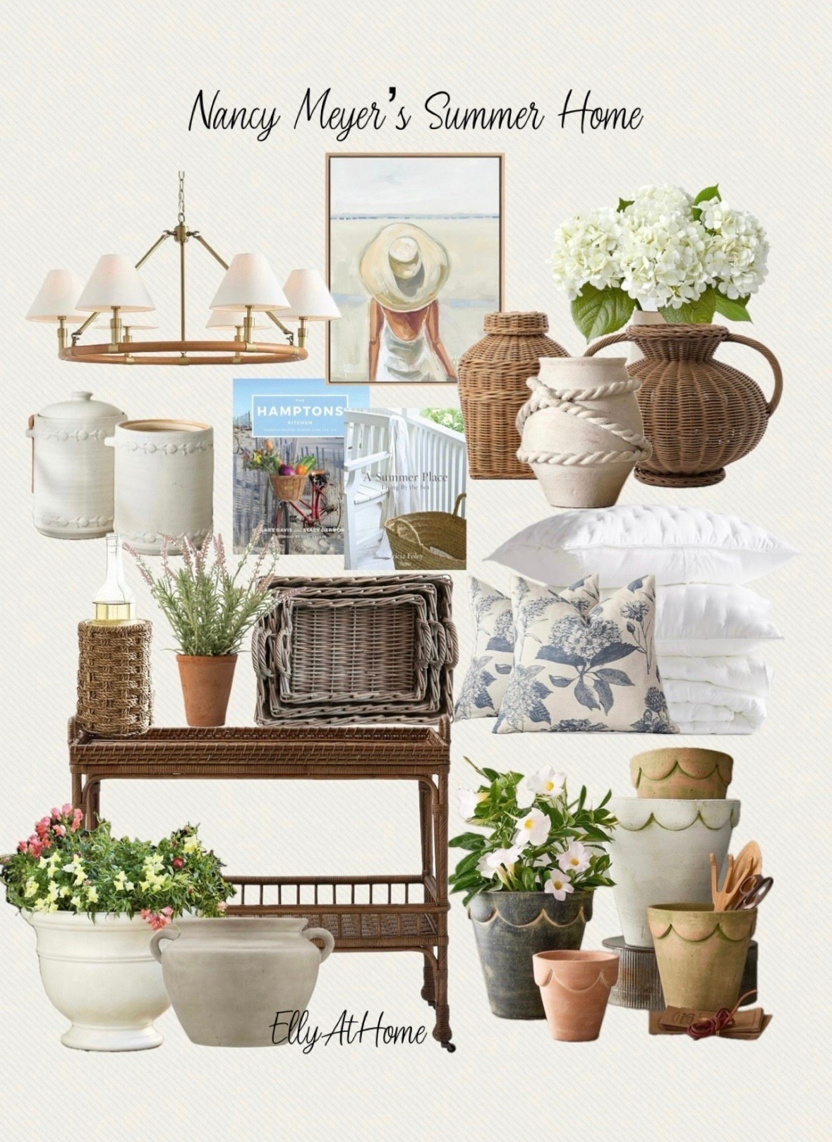Nancy Meyer’s inspired summer home styling! Shop summer home decor accessories. Rattan cases, lighting, books, planters, bar cart, bedding, throw pillows, artwork, florals, vases and more! Pottery Barn, McGee & Co, Serena & Lily, Target, Wayfair, Walmart, Magnolia., Amazon 

#LTKHome #LTKSaleAlert #LTKFindsUnder50