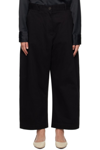 Black Chalco Trousers | SSENSE