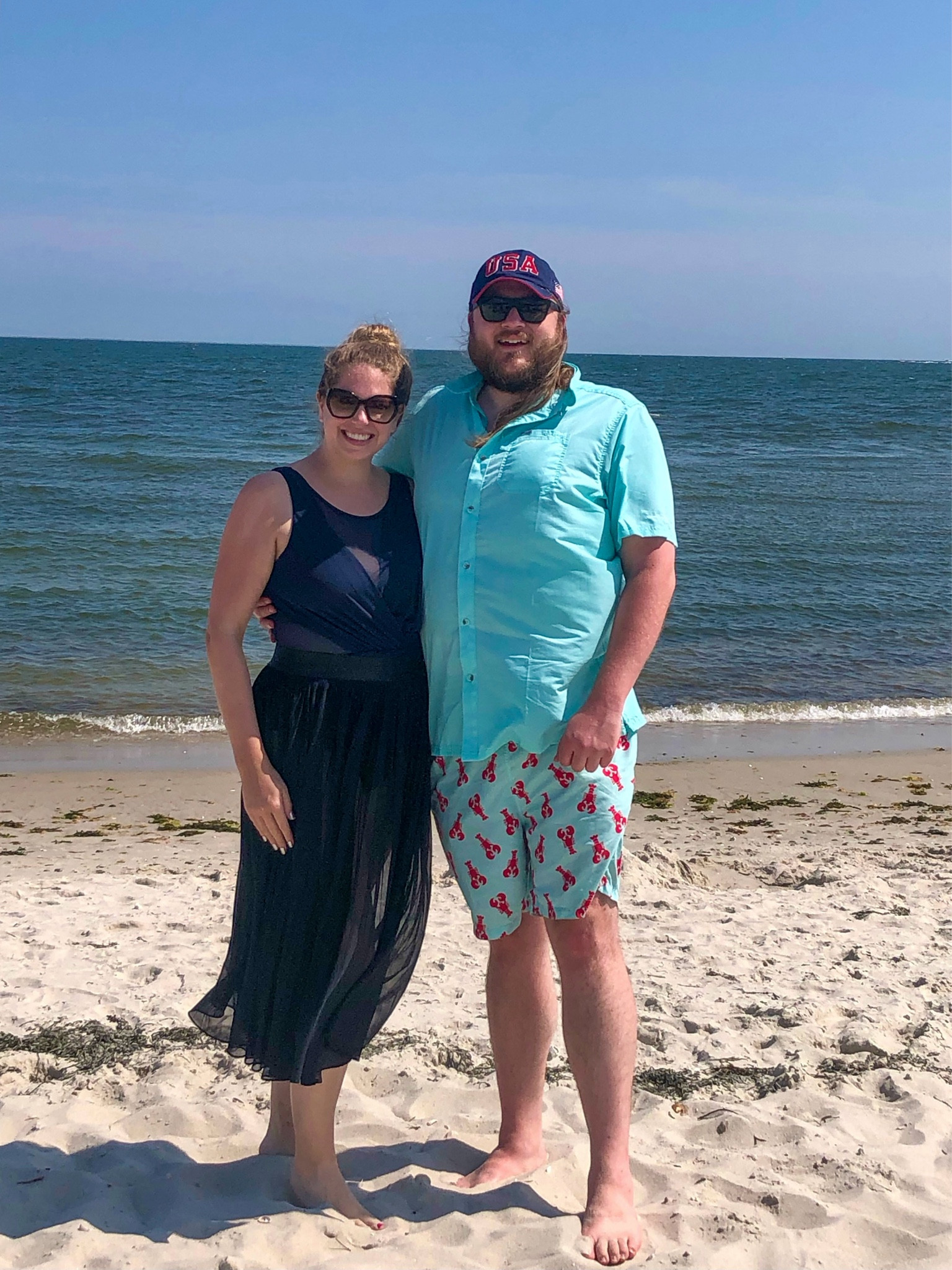 Swimsuit season is almost over. I have had this swimsuit for 5 years, but it is still in stock at Miracleswim. The lobster swims trunks are also several years old, but still available at multiple retailers.  

Miraclesuit has a 25% off sale which includes this exact suit, linked below. 

#LTKSaleAlert #LTKSwim