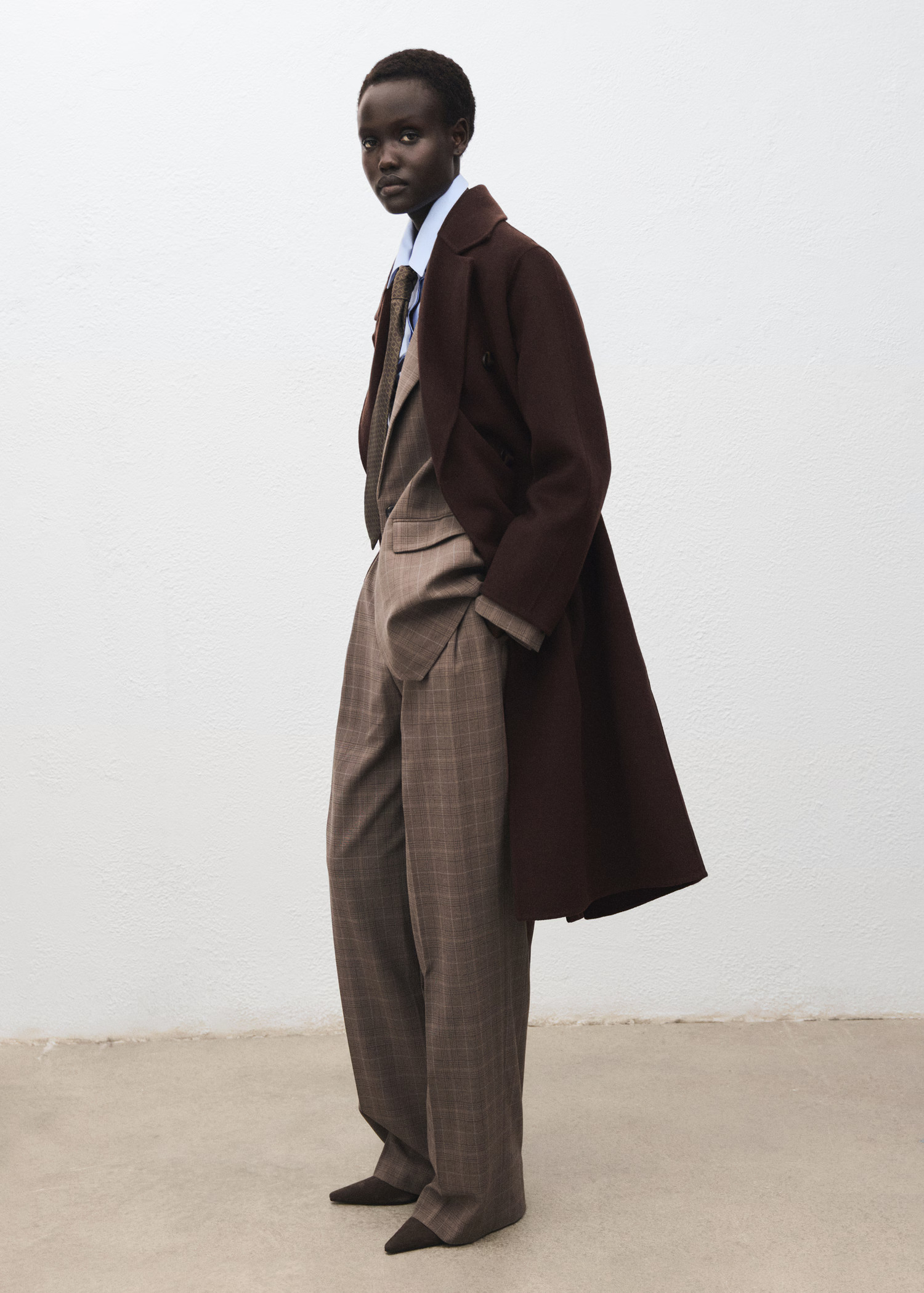 Handmade oversized wool coat | Mango (US/MX/AU)