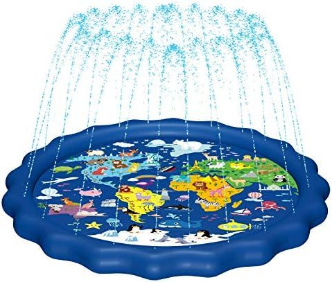 MAGIFIRE Splash Pad, Sprinkler for Kids & Baby Pool 3-in-1 Water Toys Gifts for 1 2... | Amazon (US)