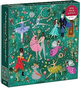 Enchanted Nutcracker 500 Piece Puzzle from Galison - Colorful and Whimsical Illustrated Jigsaw Pu... | Amazon (US)