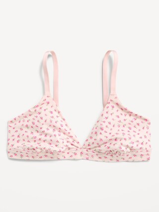 Everyday Cotton Triangle Bralette | Old Navy (US)