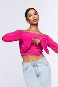 Ruched Off-the-Shoulder Top | Forever 21 | Forever 21 (US)