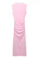 Sleeveless gathered midi dress | PULL and BEAR UK