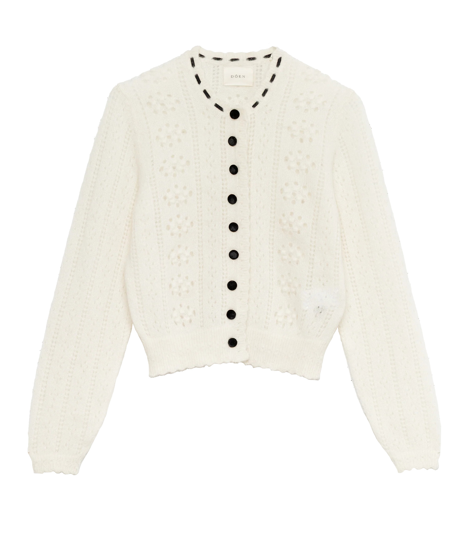 Cosette Cardigan - Ivory | D\u00d4EN | DOEN