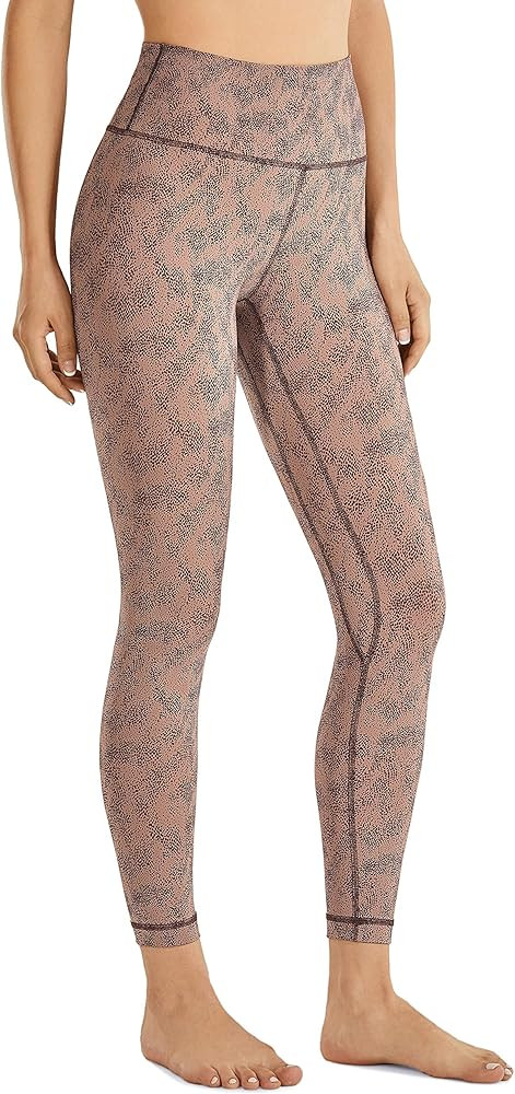 CRZ YOGA Women's Naked Feeling I 7/8 High Waisted Yoga Pants Workout Leggings Leopard Camo - 25 I... | Amazon (US)